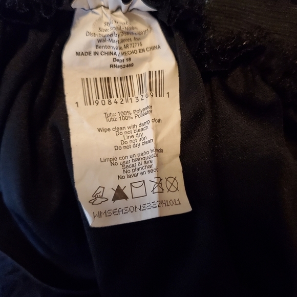 Cicci Girls Black Glitter Ballerina Costume 2-Pc Dance Leotard Tutu Skirt Sz 5-6 - Picture 13 of 17